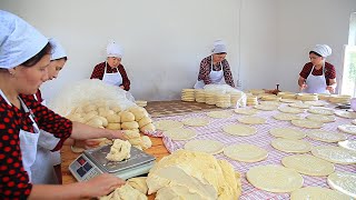 Mostsold and famous flatbread in Uzbekistan [upl. by Kaitlynn]