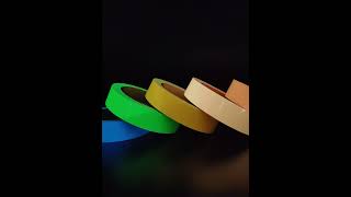 Colorful Luminous Tape 25cm Width Glow in The Dark Sticker Photoluminescent Tape Night Vision [upl. by Duster862]