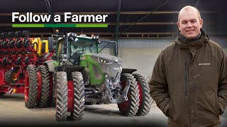 TRIPPELHJUL på ny traktor og såmaskine på 24 rækker  Follow a Farmer Agrifos IS S3E1 [upl. by Akema]