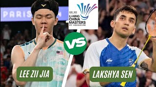 LEE Zii Jia vs Lakshya SEN  LINING China Masters 2024 R32 [upl. by Ellives]