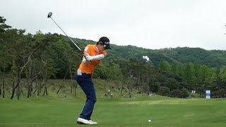 Slow HD KIM HyoJoo 2013 Driver Golf Swing 2KLPGA Tour [upl. by Clevie]