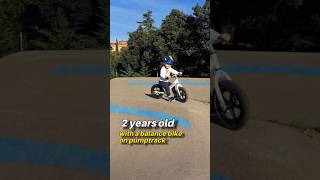 KasianK®  2 years old  pumptrack  202411 pumptrack balancebike kidsfun [upl. by Muhcon]