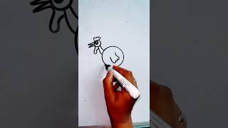 Circle shaped Rooster drawing for kids kidsdrawing howtodraw shorts ​⁠PalakEducationArts [upl. by Enreval]