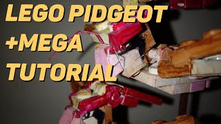 How to Make LEGO Pokemon Pidgeot and Mega form [upl. by Nnylyam124]