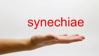 How to Pronounce synechiae  American English [upl. by Anelahs]