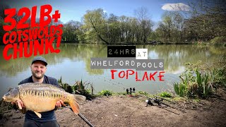 24hrs At Whelford Pools Top Lake  32lb Cotswolds CHUNK  Martyns Angling Adventures [upl. by Adriel484]