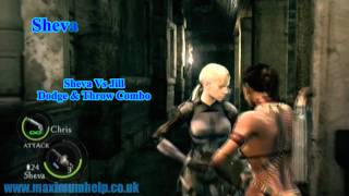 022 Shevas Advanced Melee Combat  Sheva Vs Wesker Special Combo Resident Evil 5 Walkthrough [upl. by Danelle]