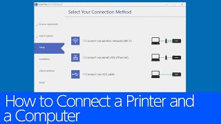 How to Connect a Printer and a Computer [upl. by Epner]