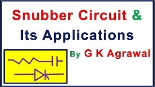 Snubber circuit for thyristor protection applications  power electronics [upl. by Ayikur470]