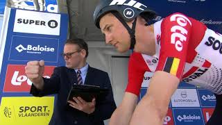 Baloise Belgium Tour stage 3 race highlights  time trial Tim Wellens wint tijdrit in Grimbergen [upl. by Jeffery]