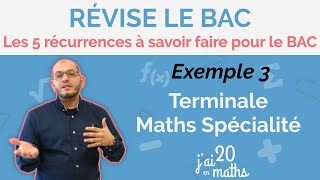 Les 5 récurrences à savoir pour le bac exemple 3  Terminale Maths Spécialité [upl. by Gilchrist]