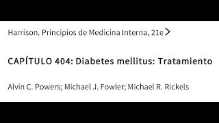 Diabetes mellitus tratamiento [upl. by Celeski]