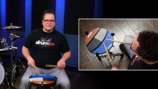 Flam Tap  Drum Rudiment Lesson Drumeo [upl. by Adyahs]