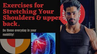 Unlock Your Shoulder amp Upper Back Mobility Effective Drills for Pain Relief fitness health fit [upl. by Enyehc]