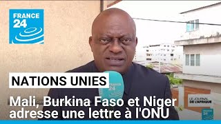 Mali Burkina Faso et Niger demandent à lONU de punir lUkraine • FRANCE 24 [upl. by Salem]