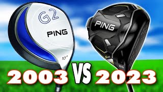 Ping G430 Max Vs 20 YEAR OLD Ping Driver Shocking Results [upl. by Cirnek184]