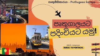 පෘතුගාලයට පදිංචියට යමු  How to travel Portugal with work visa [upl. by Ytitsahc1]