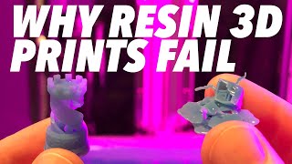 Why Resin 3D Prints Fail  Improve Your Prints  Tips on Understanding Overhangs and Supports [upl. by Zednanref]