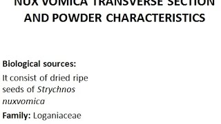 Microscopy of Nux vomica seeds its Transverse section powder characteristics of plant seed [upl. by Xineohp28]