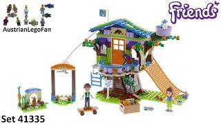 Lego Friends 41335 Mia´s Tree House  Lego Speed Build Review [upl. by Enoval718]