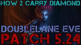 ► Doublelane Evelynn MidJungle D  Full Game Commentary Diamond Ranked  League of Legends [upl. by Aztiray]