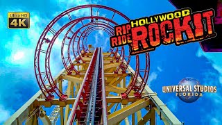 2021 Hollywood Rip Ride Rockit Roller Coaster On Ride 4K POV Universal Studios Florida with Muppets [upl. by Dowlen195]