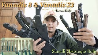 REVIEW  Tactical knifepisau jagalgolok chopper edc knife V8V23A88Sanelli ItalySup9Hss [upl. by Anatnom]