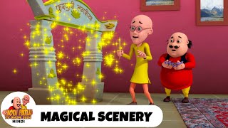 Magical Scenery  जादुई नज़ारा  Comedy Funny Cartoon  मोटू पतलू  Full Ep 116  Motu Patlu [upl. by Ahsuoj]