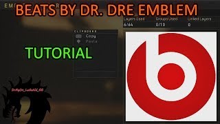 BLACK OPS 4 EMBLEM TUTORIAL Beats by drdre Logo EASY [upl. by Kcirtapnaes954]