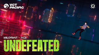 UNDEFEATED  XG amp VALORANT Official Music Video  VCT Pacific 2024 Song [upl. by Ynahpit130]