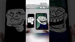 iPhone 16 Pro Max vs iPad Mini 7 ⚡ Ultimate Speed Test Showdown Who’s Faster 🚀 Shorts viralvideo [upl. by Rettke13]