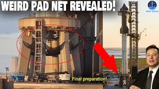 Unusual mesh net under OLM final preps for Starship launch and more [upl. by Noorah]