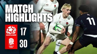 Highlights  Scotland U20 Men vs England U20 Men  U20 Six Nations [upl. by Nedarb296]