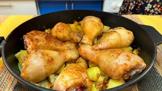 ¡Nunca he comido tales piernas de pollo ¡Receta increíblemente sabrosa y fácil para la cena [upl. by Grete]