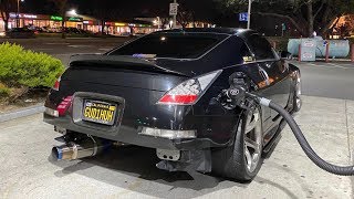 350Z GETS A TOMEI EXHAUST [upl. by Viehmann]