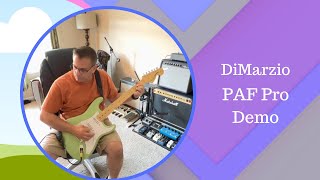 DiMarzio PAF Pro Bridge Position Demo [upl. by Goran476]