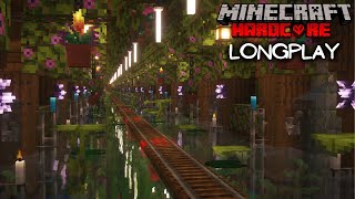 Cozy Water Tunnel  Hardcore Minecraft Building  Relaxing Longplay No Commentary [upl. by Imoyaba]