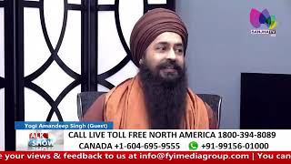 SanjhaTV Surrey BC Feb4 2019 Yogi Amandeep Interview [upl. by Lanita]