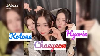 ENG SUB TripleS SIGNAL LIVE 231115 S2 Hyerin S4 Chaeyeon S11 Kotone [upl. by Nike]