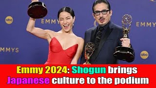 Shogun Star Hiroyuki Sanada Made History at the 2024 Emmy Awards [upl. by Coraline559]