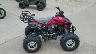 Rps 125cc sporty atv in action  review  overview [upl. by Cariotta838]