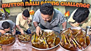 Mutton Nalli Eating Challenge With Dhiru 😱🥵Kanda Lovers [upl. by Nyluqcaj]