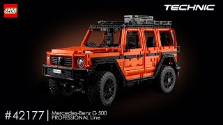 LEGO Technic  MercedesBenz G 500 PROFESSIONAL Line 42177 [upl. by Ariamat764]