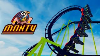 Montu Recreation  Busch Gardens Tampa  Theme Park Tycoon 2 [upl. by Anole]