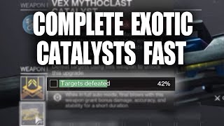 How To Complete Exotic Catalysts FAST  Destiny 2 Trick [upl. by Ijan]