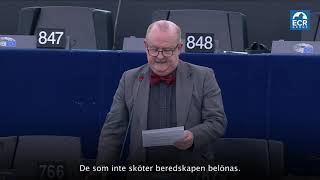 EUs solidaritetsfond är en form av organiserat tiggeri  Dick Erixon SD [upl. by Leuname]