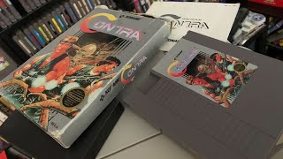 Retro Unboxing  Contra with the Konami Code NES  ASMR [upl. by Elleval]