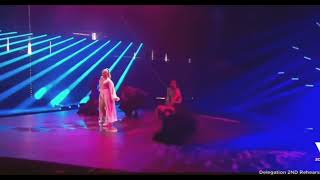 Ronela Hajati Sekret Exlusice clip of Rehearsals  Eurovision 2022  Albania 2022 [upl. by Zingale]