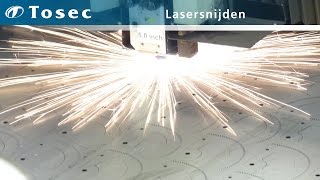 Lasersnijden van staal RVS en aluminium  Laser snijden Tosec [upl. by Platon]