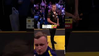 Luke Littlers Record Breaking Average 🤯 darts shorts lukelittler [upl. by Jaquith]